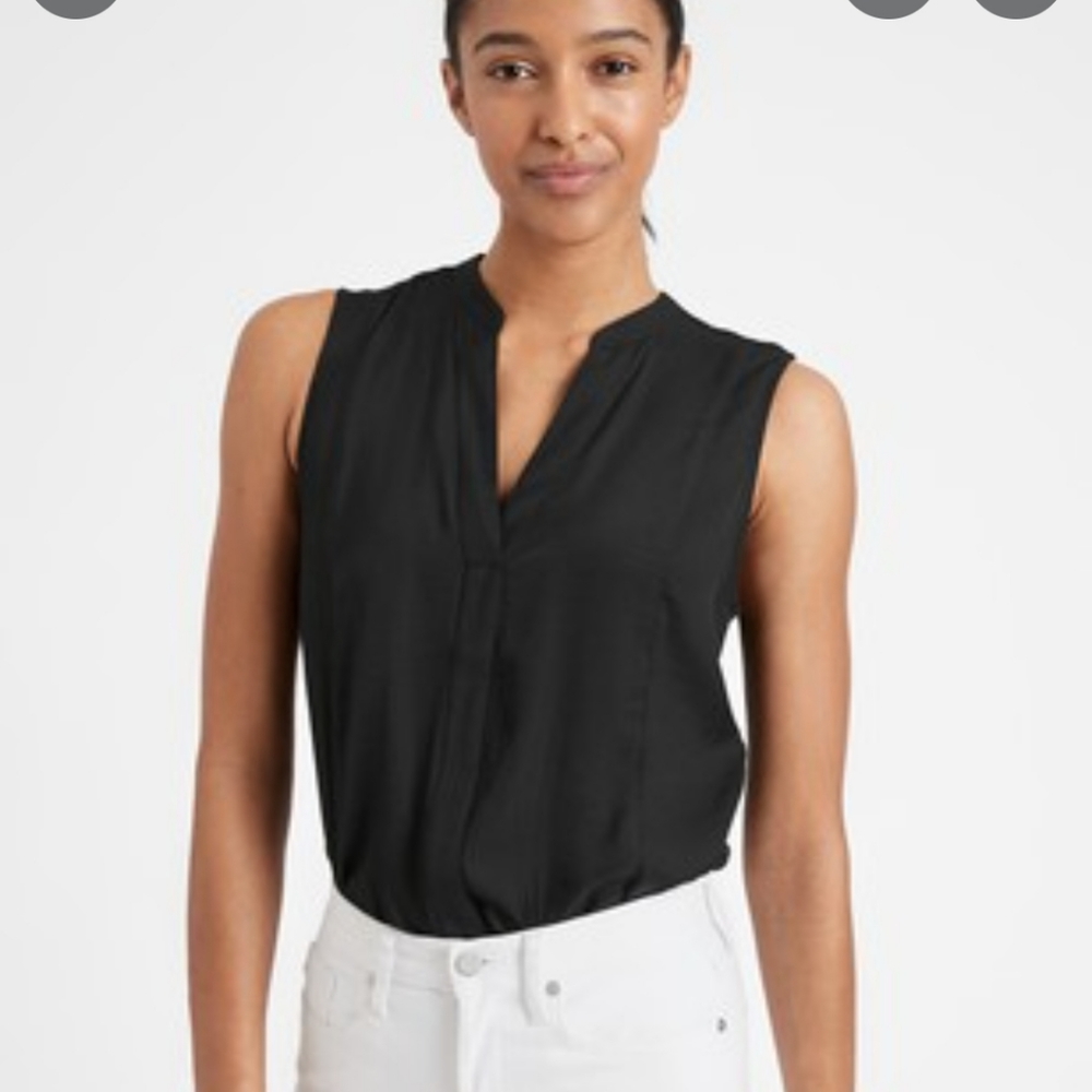 Banana Republic Stretch Sleeveless Blouse